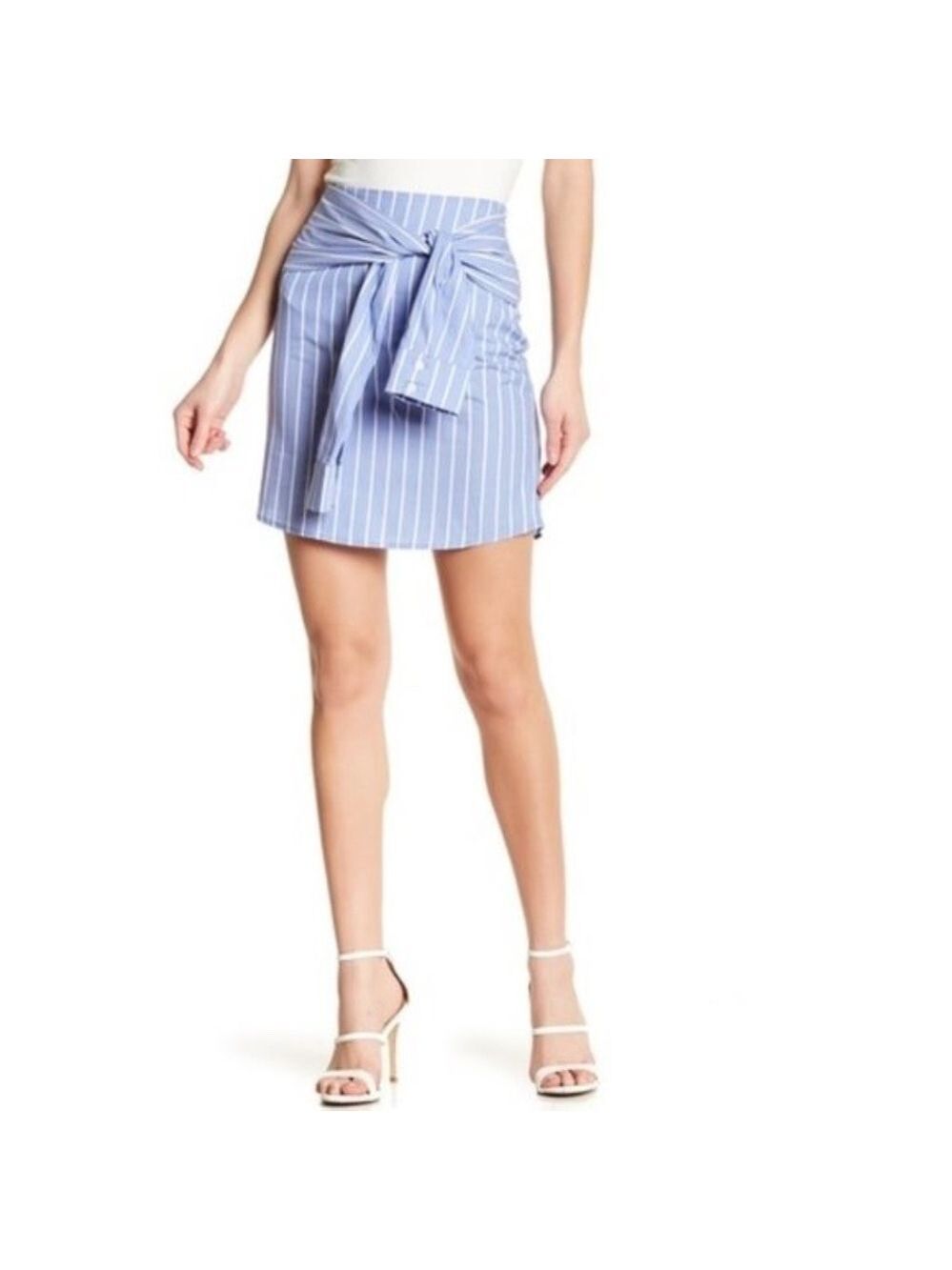 Socialite Shirt Sleeve Tie Waist Skirt